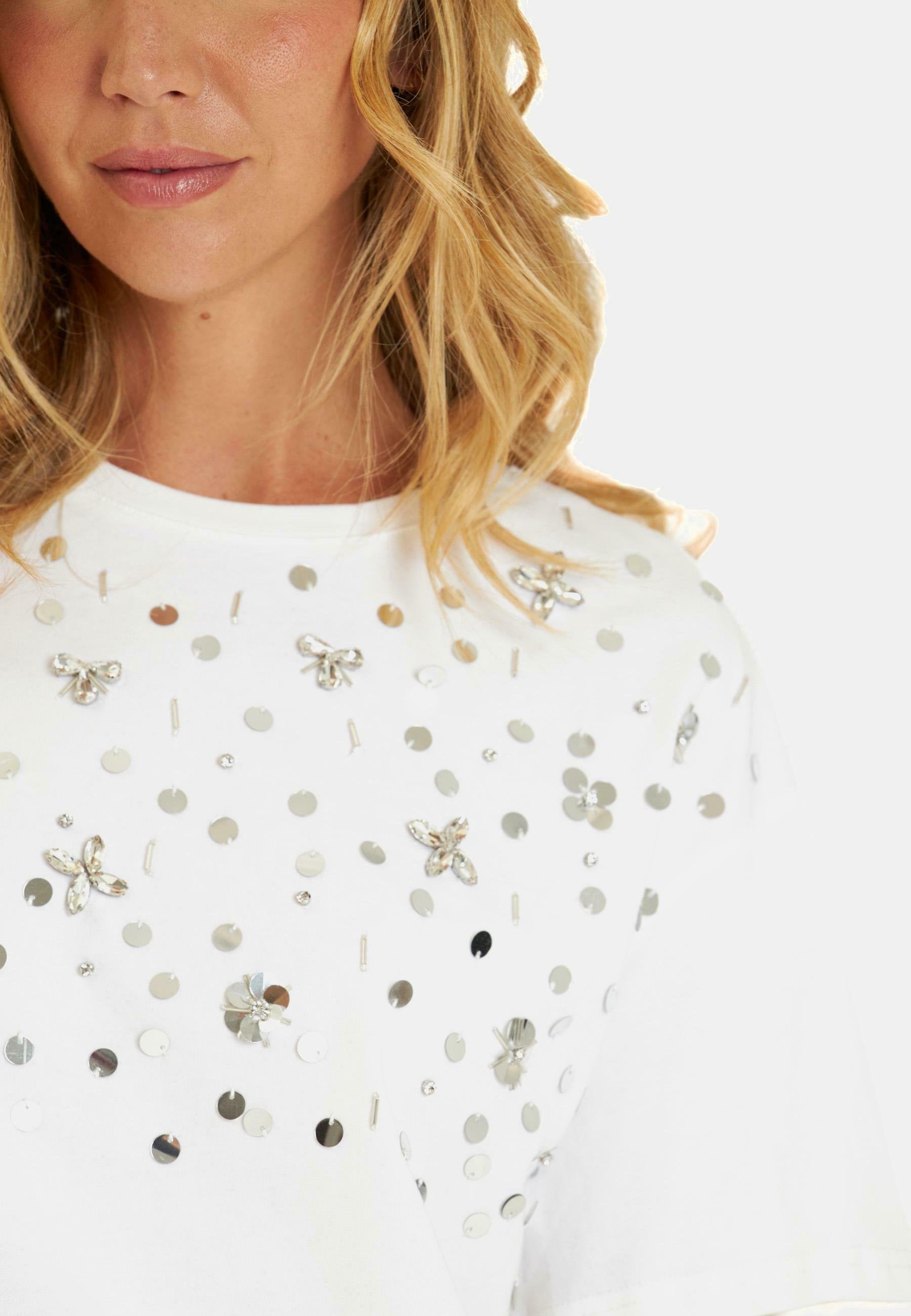 Black Gold Embellished T-Shirt