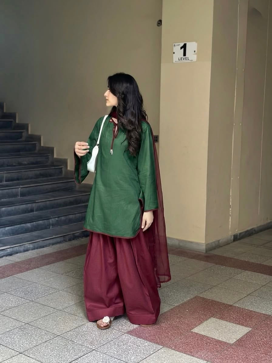 Two Tone Farsi Shalwar 3pc