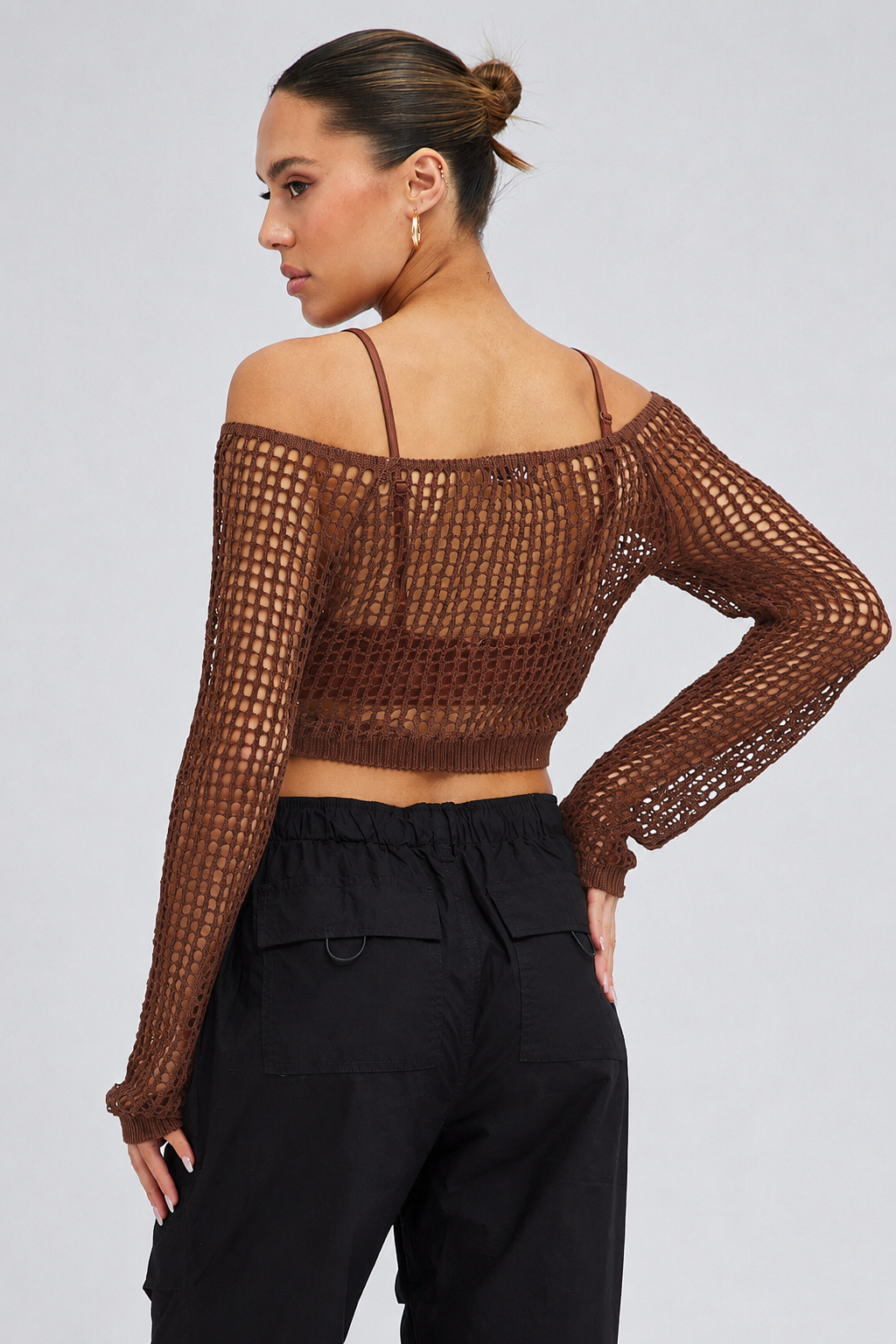 Weave Knit Crop Top