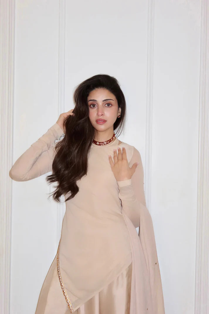 Champagne Draped CO-ORD Set