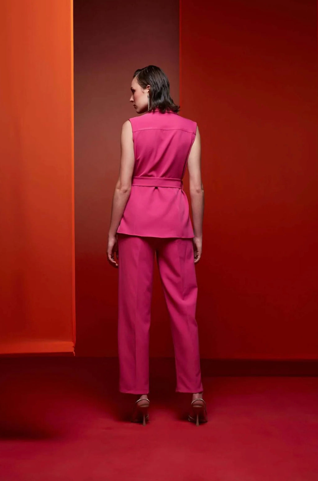 HOT PINK BELTED CO-ORD SET