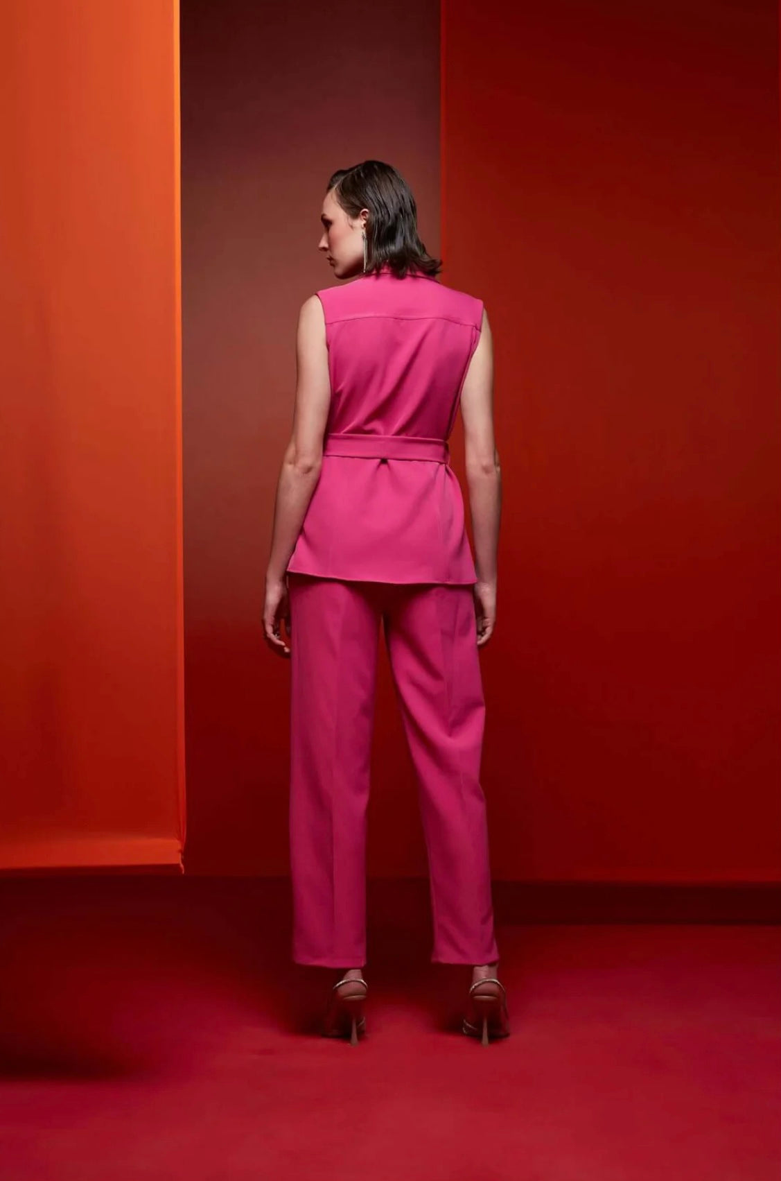 HOT PINK BELTED CO-ORD SET