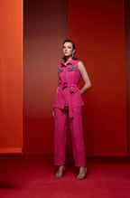 HOT PINK BELTED CO-ORD SET