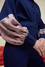 Luxury Navy Blue Formal Set