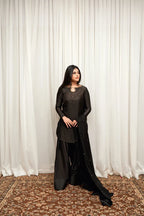 CHAMPAGNE LUXE SATIN LOUNGE SET