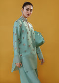 Seafoam Green Sequin & Rhinestone Kurta Set