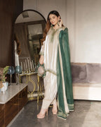 Shimmer Satin Kurta shalwar Set