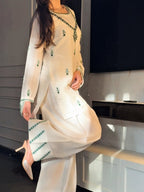 White Farshi Jora | Azadi Sale