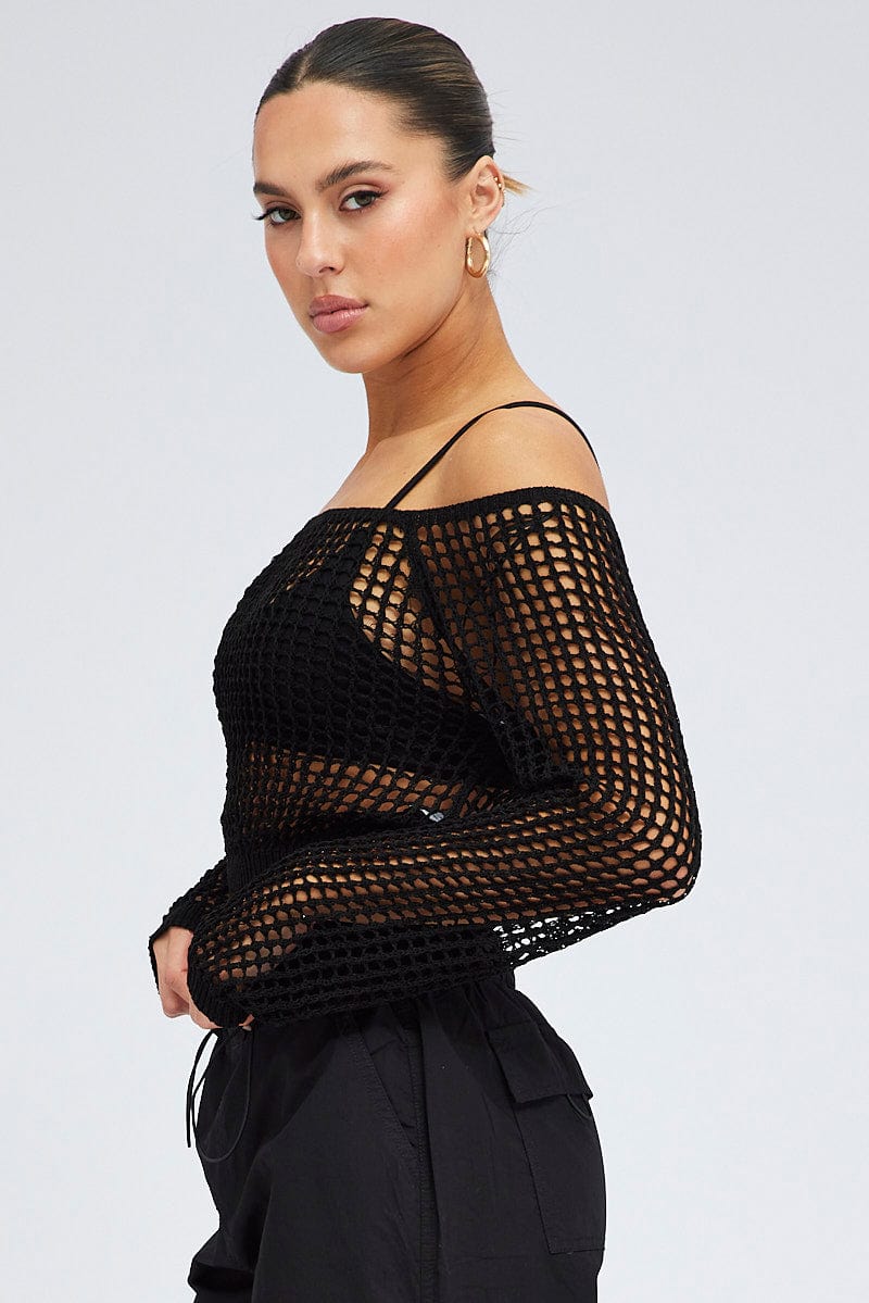 Weave Knit Crop Top
