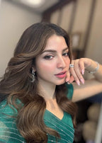 Fancy green saree